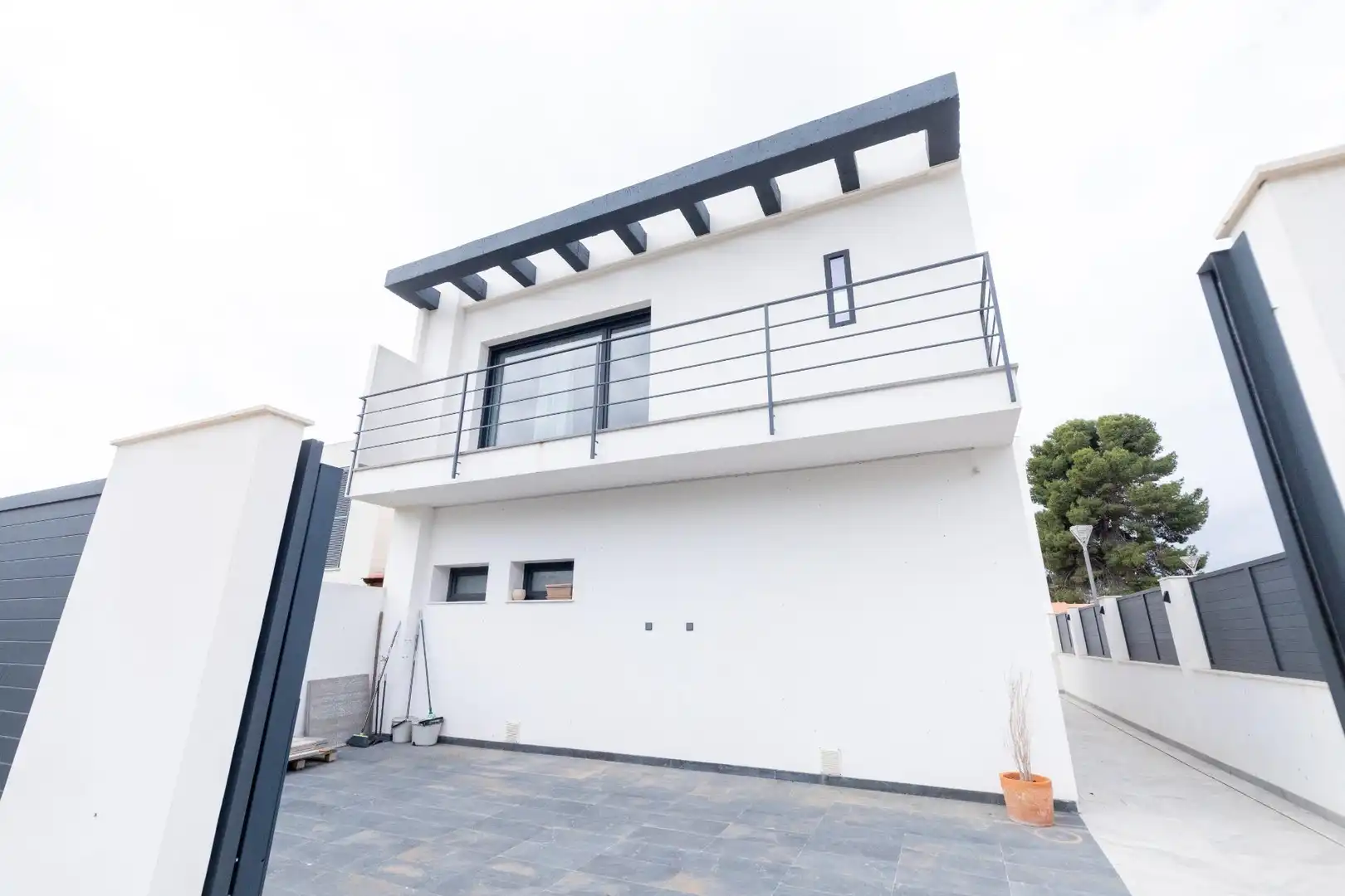 Vista exterior de Casa o chalet en venta en Abarán con Aire acondicionado, Terraza y Piscina