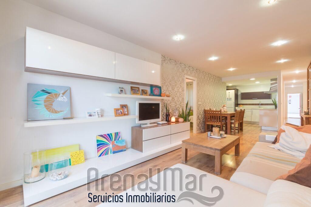Living room of Flat for sale in Altea  with Air Conditioner, Heating and Parquet flooring