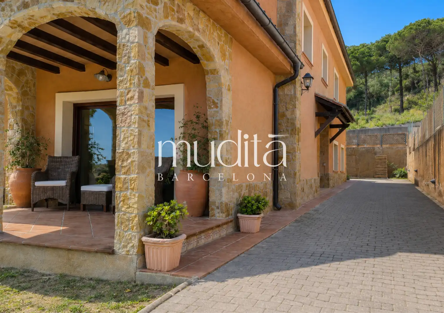 Exterior view of Houses for sale in Argentona  with Heating, Private garden and Terrace