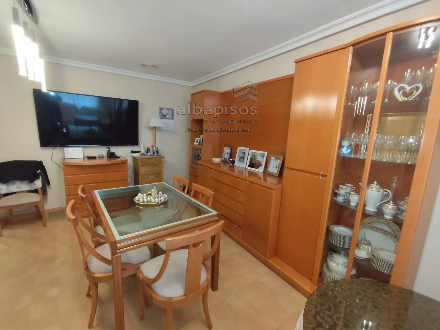 Sala de estar de Piso en venta en Albacete con Aire acondicionado, Calefacción y Trastero