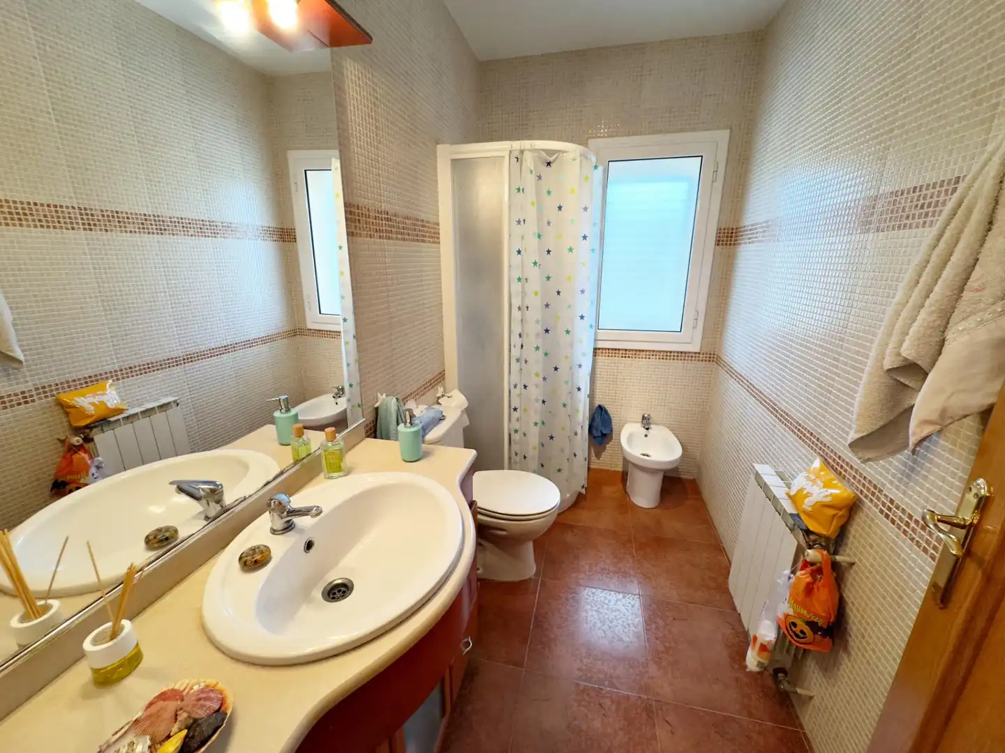 Bathroom of Houses for sale in Vallirana  with Heating, Private garden and Terrace