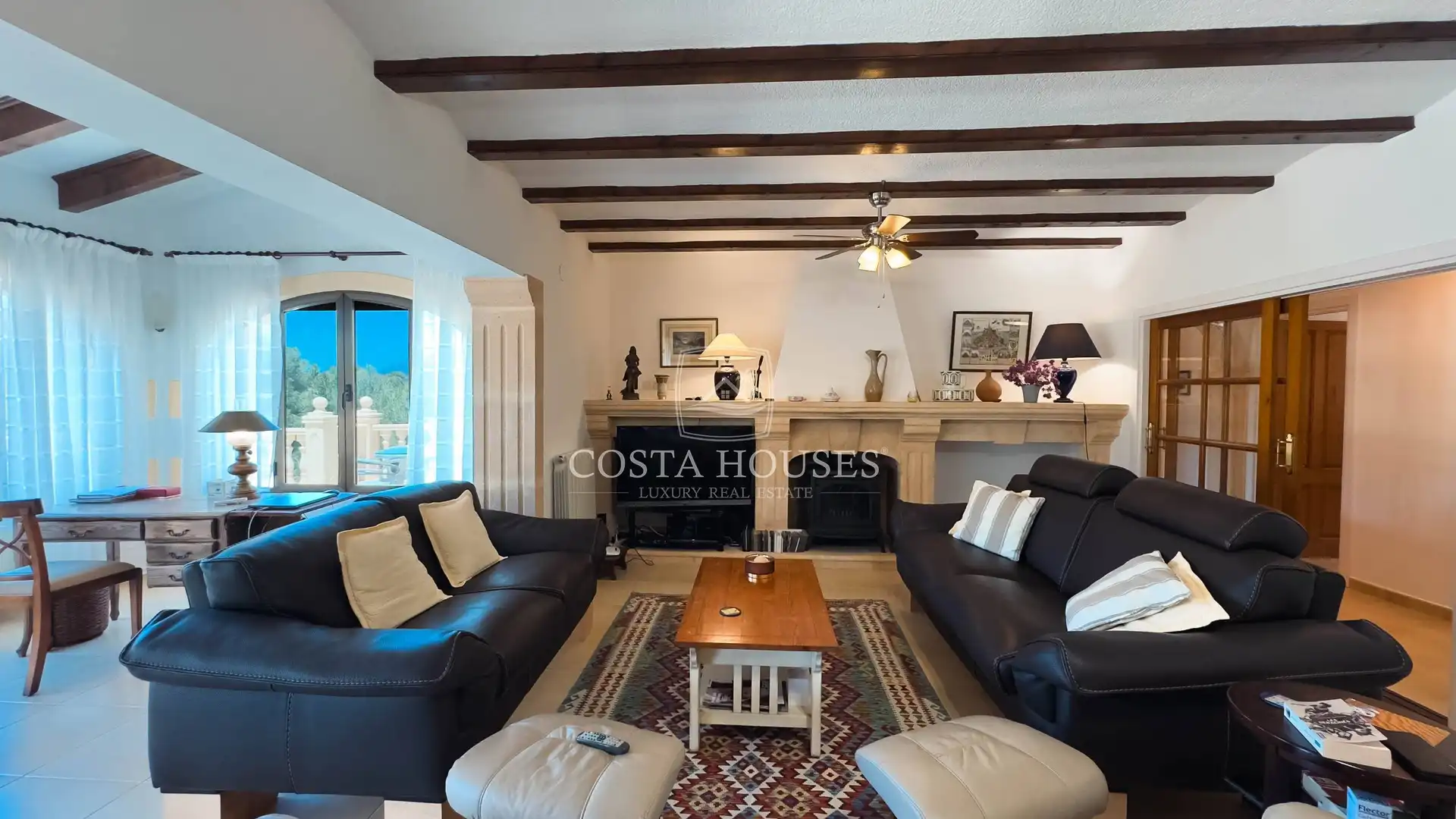 Living room of Houses for sale in Jávea / Xàbia  with Air Conditioner, Private garden and Terrace