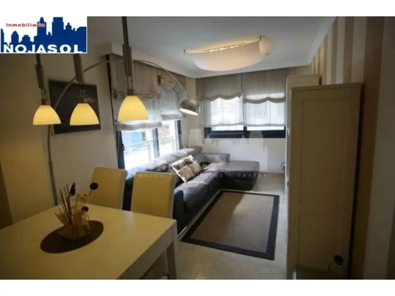 Wohnzimmer von Wohnung zur Miete in Noja mit Heizung, Privatgarten und Terrasse