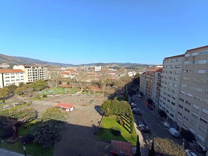 Exterior view of Flat for sale in Pontevedra Capital   with Heating, Parquet flooring and Storage room