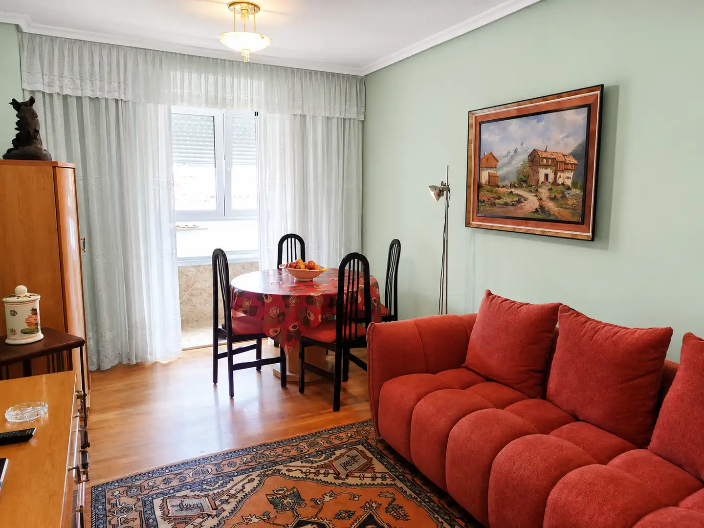 Wohnzimmer von Wohnung zur Miete in Santander mit Heizung, Abstellraum und Möbliert
