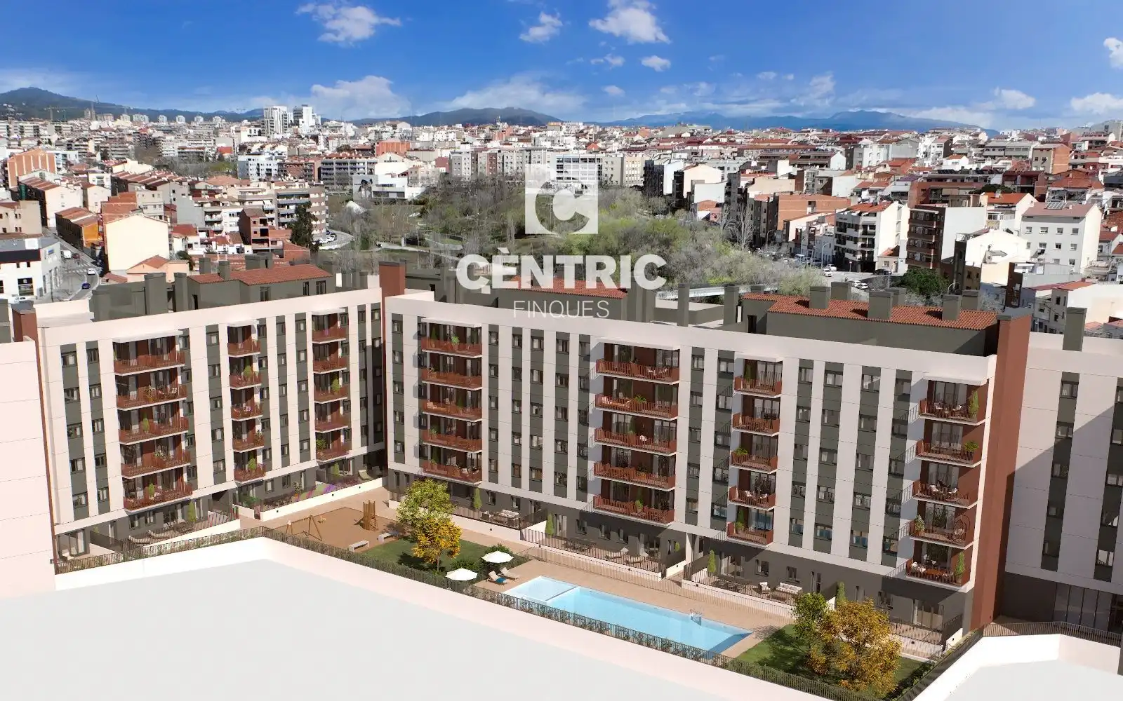 Exterior view of Flat for sale in Terrassa  with Air Conditioner, Heating and Terrace