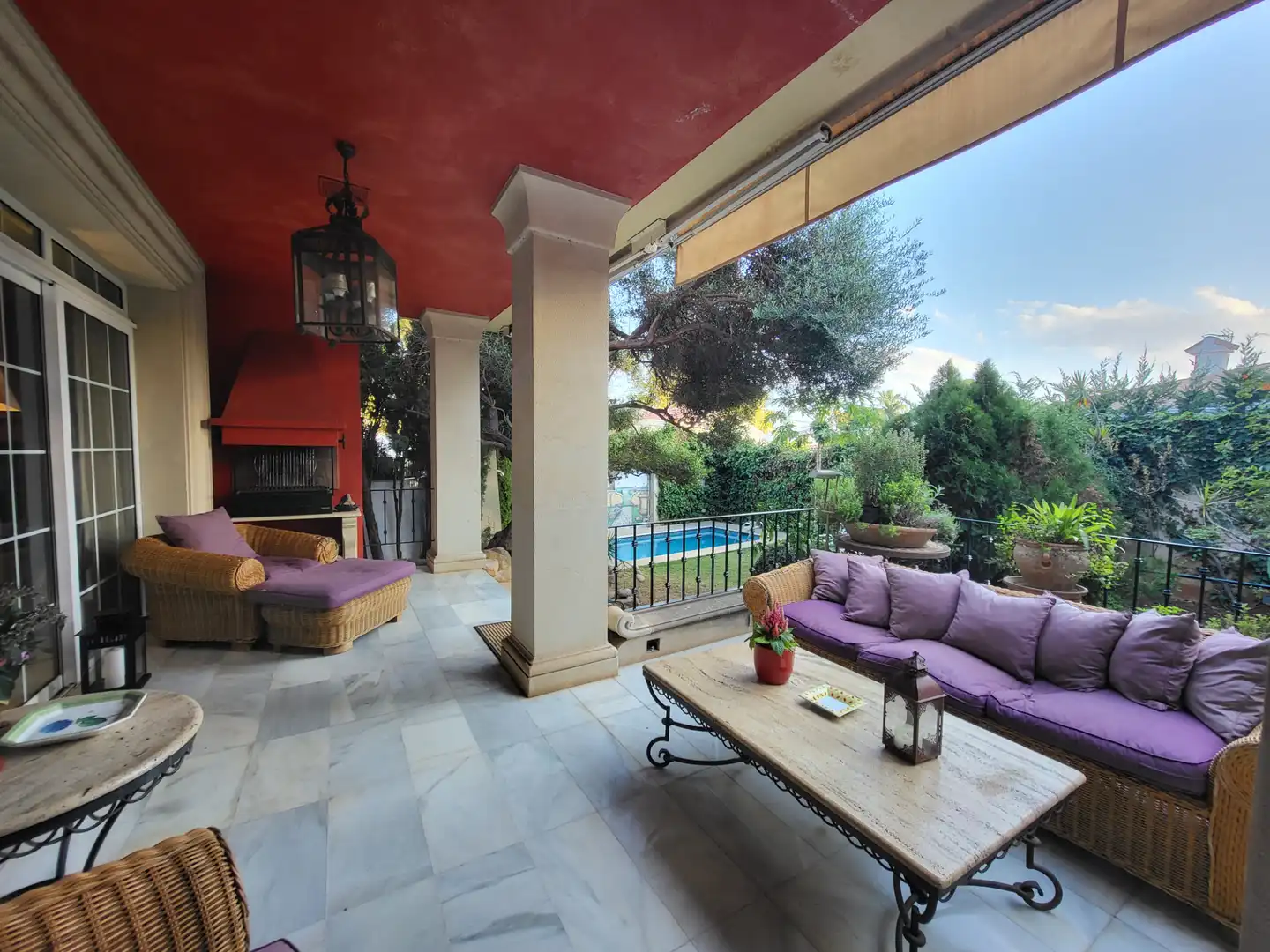 Terraza de Casa o chalet en venta en Marbella con Aire acondicionado, Jardín privado y Terraza