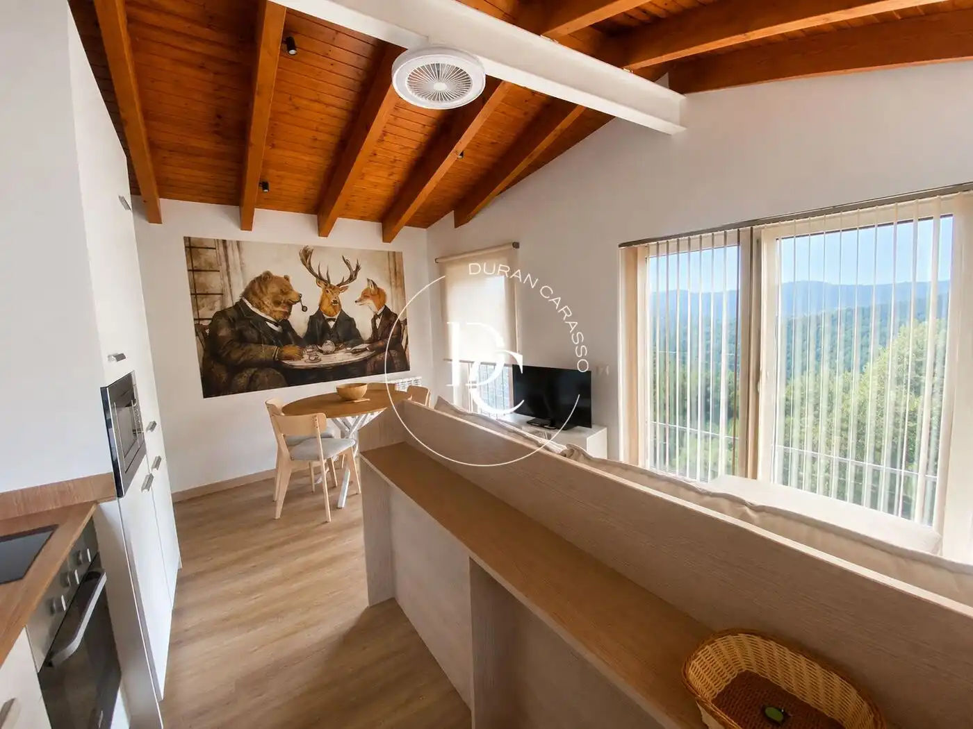 Comedor de Piso de alquiler en Bellver de Cerdanya con Aire acondicionado, Calefacción y Trastero