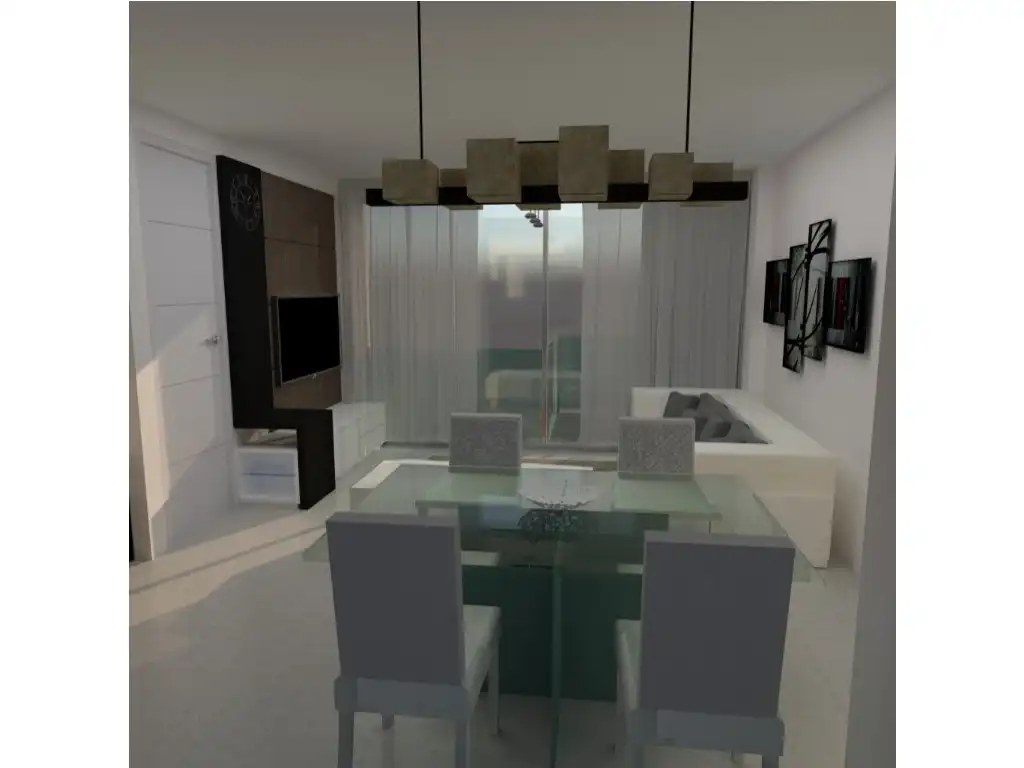 Sala de estar de Apartamento en venta en Finestrat con Jardín privado y Piscina