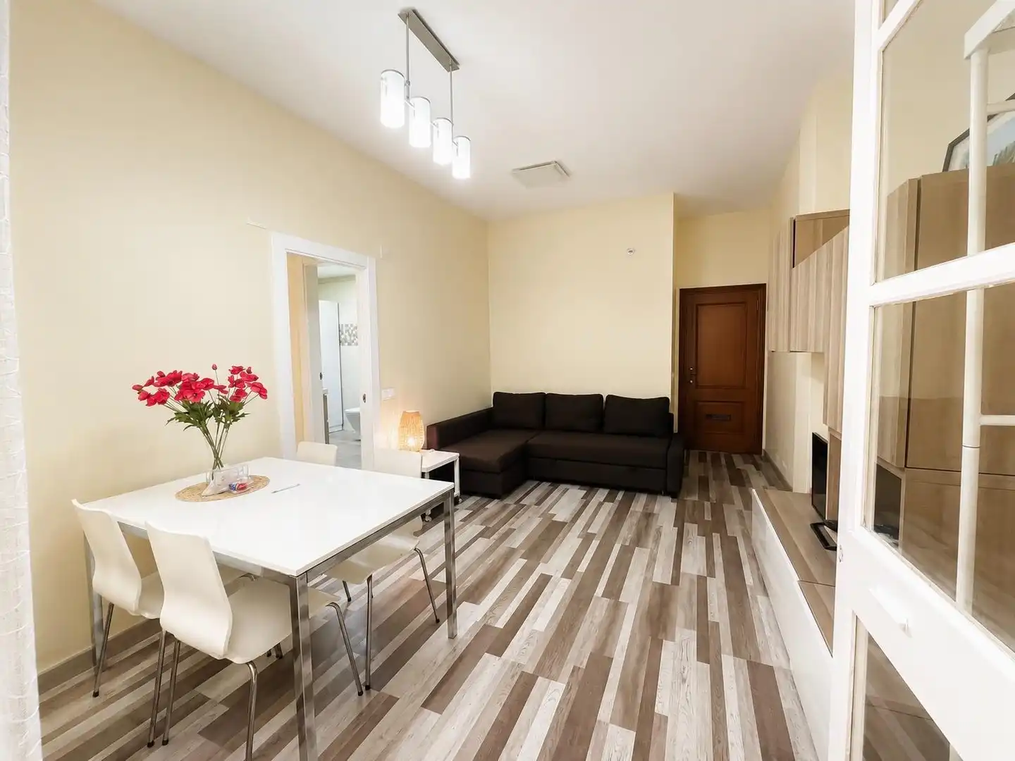 Sala d'estar de Pis en venda en Málaga amb Aire condicionat, Parquet i Moblat