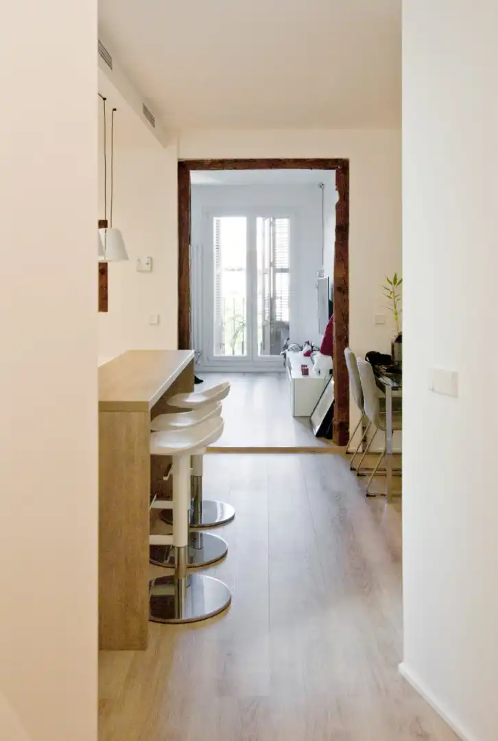 Sala de estar de Piso de alquiler en Madrid con Aire acondicionado, Calefacción y Parquet