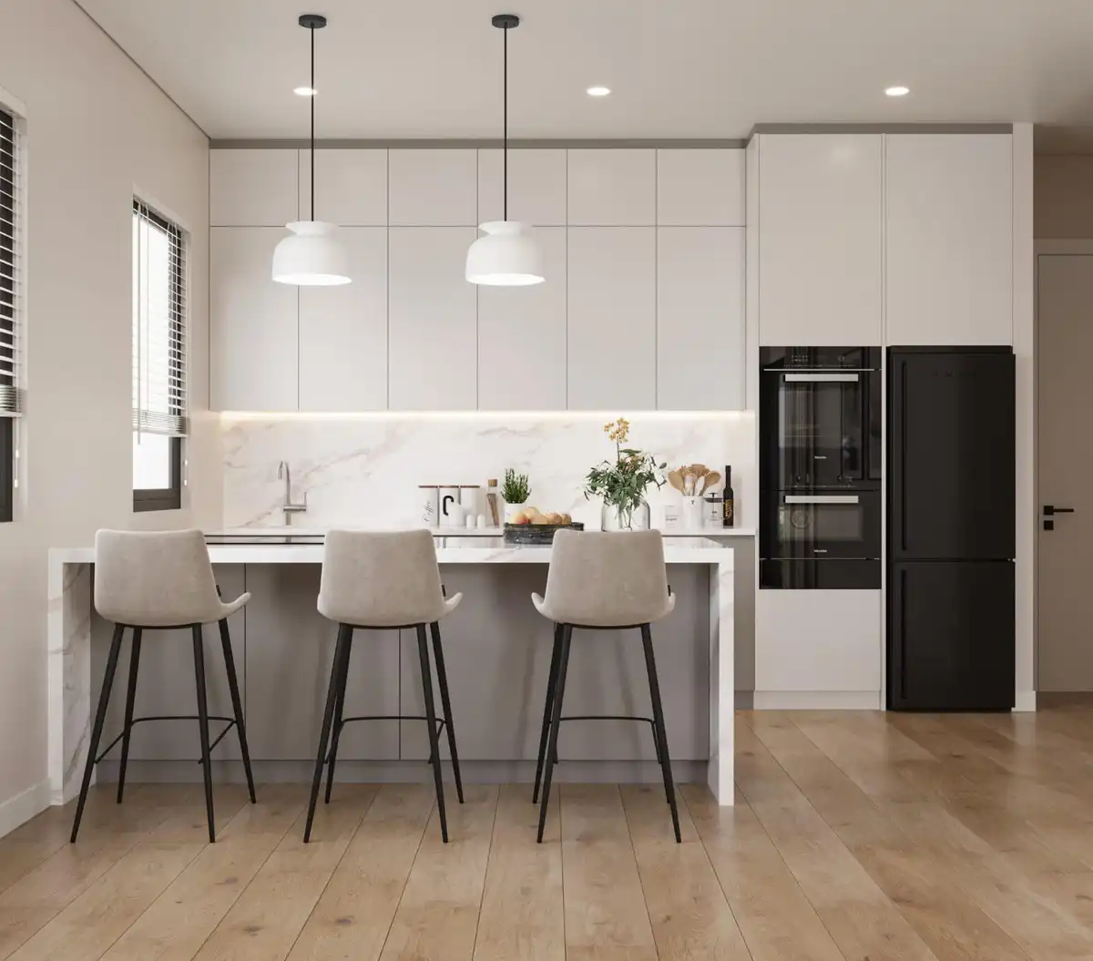 Cocina de Apartamento en venta en Rojales con Calefacción