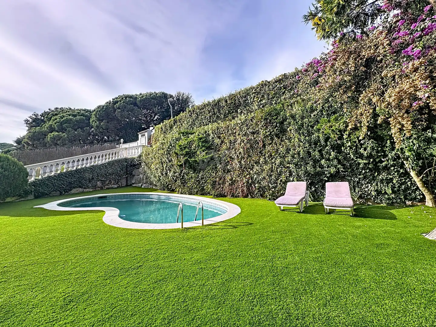 Jardín de Casa o chalet en venta en Vallromanes con Calefacción, Terraza y Piscina