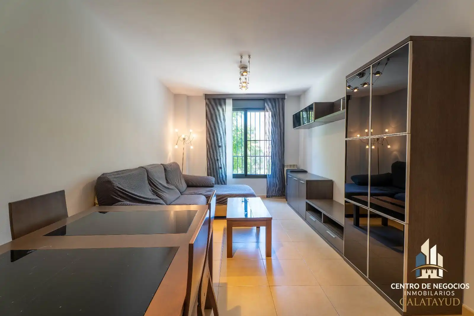 Wohnzimmer von Wohnung zum Verkauf in Calatayud mit Heizung, Parkett und Terrasse