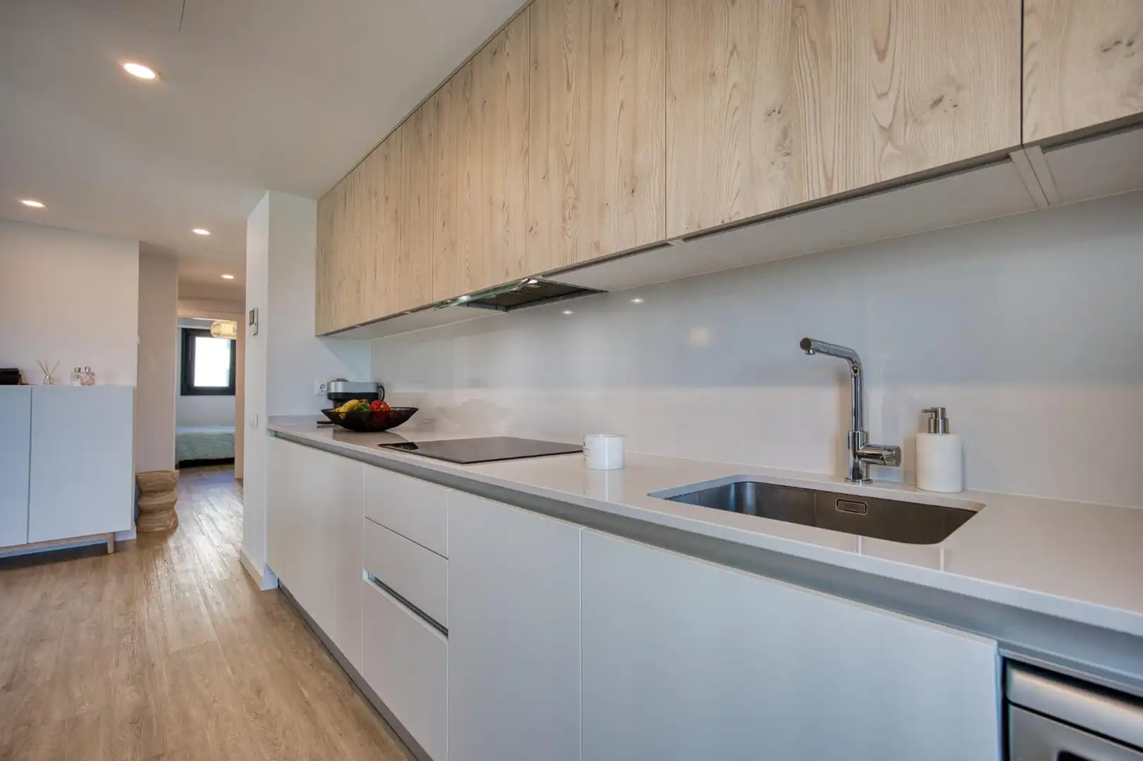 Küche von Wohnung zum Verkauf in Alicante / Alacant mit Klimaanlage, Heizung und Terrasse