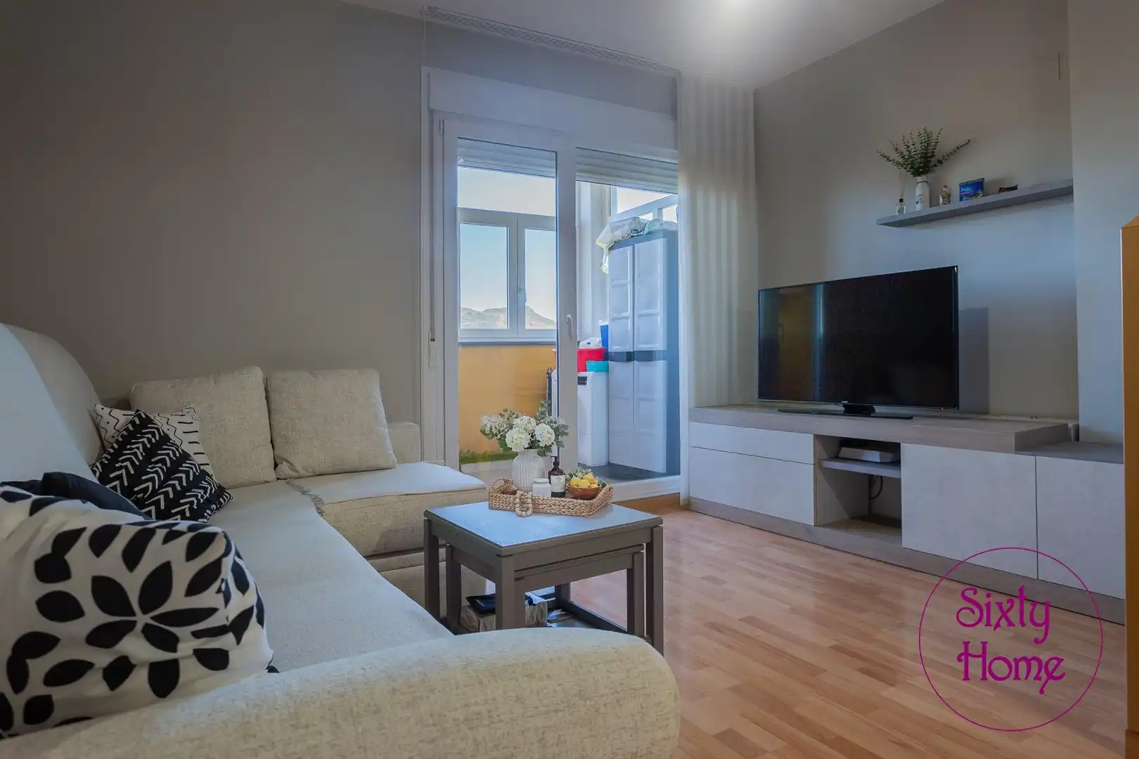 Sala de estar de Dúplex en venta en Andorra (Teruel) con Calefacción, Jardín privado y Terraza
