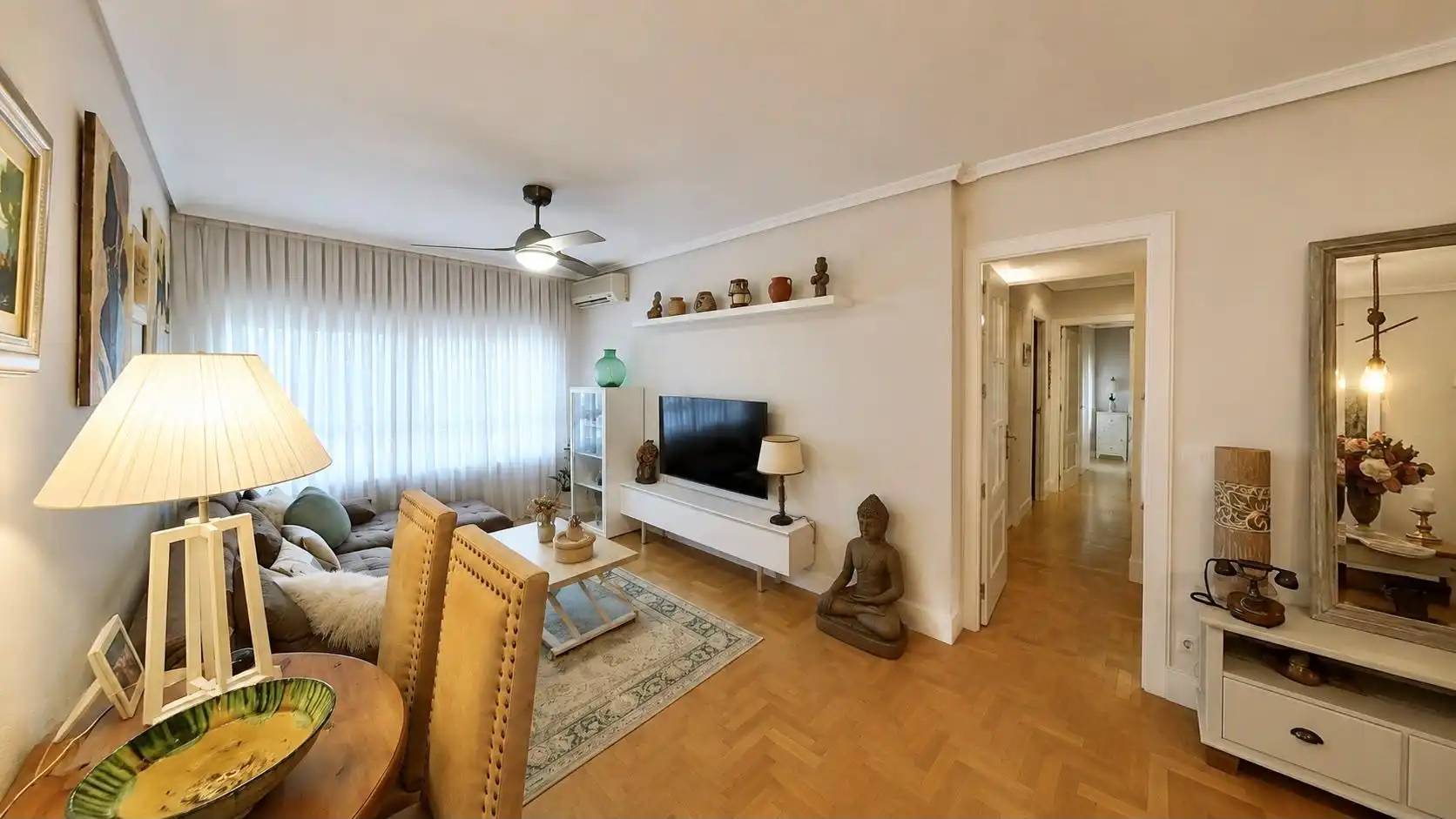 Sala d'estar de Apartament en venda en Fuenlabrada amb Aire condicionat, Calefacció i Jardí privat
