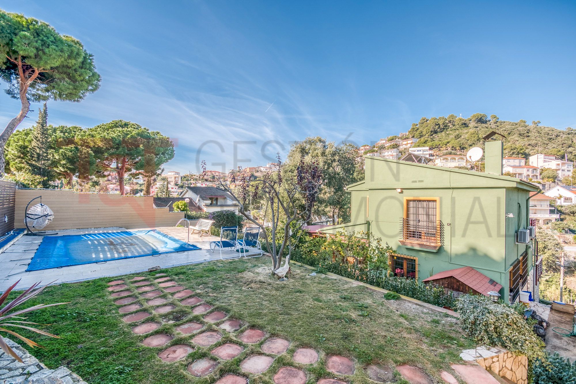 Garden of House or chalet for sale in Santa Susanna  with Air Conditioner, Heating and Private garden