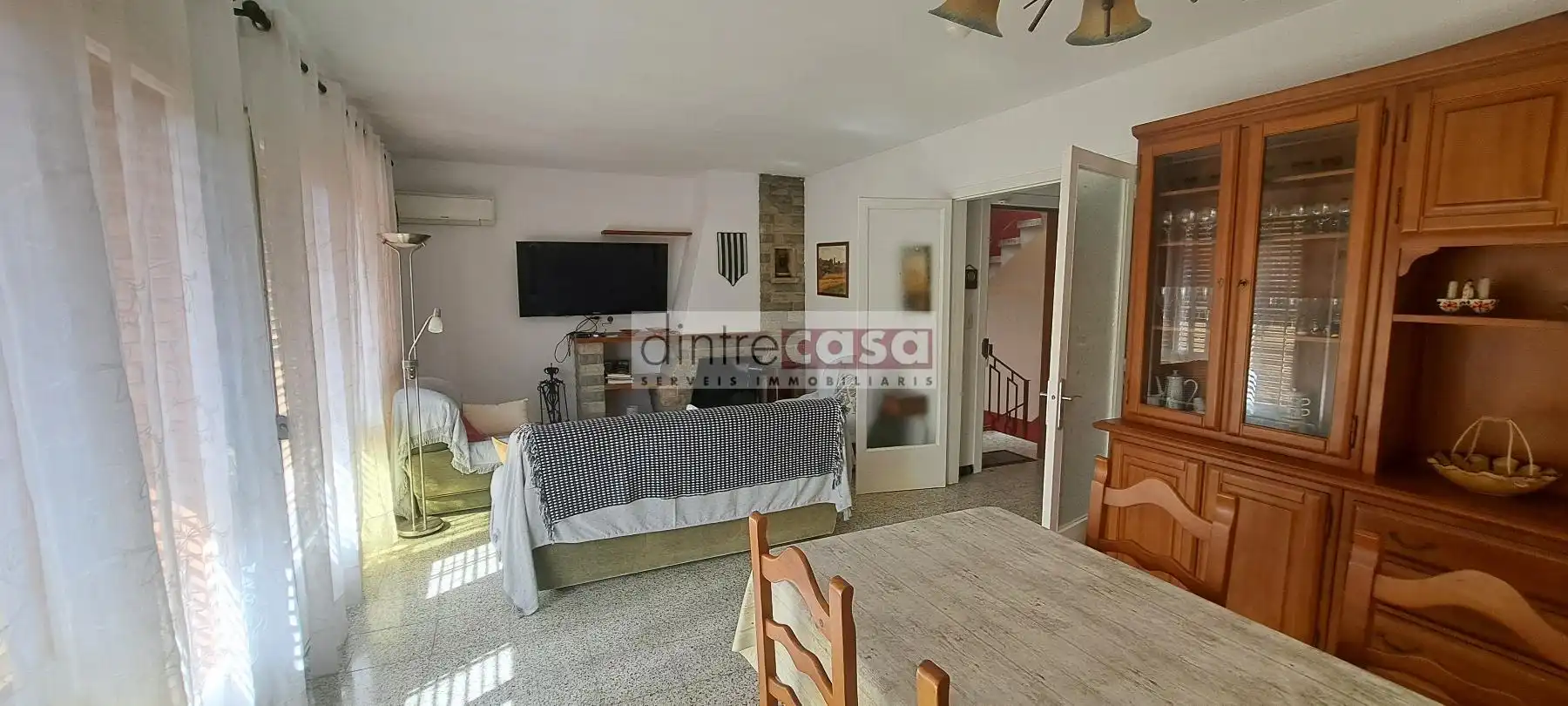 Sala d'estar de Casa o xalet en venda en Tordera amb Aire condicionat, Calefacció i Jardí privat