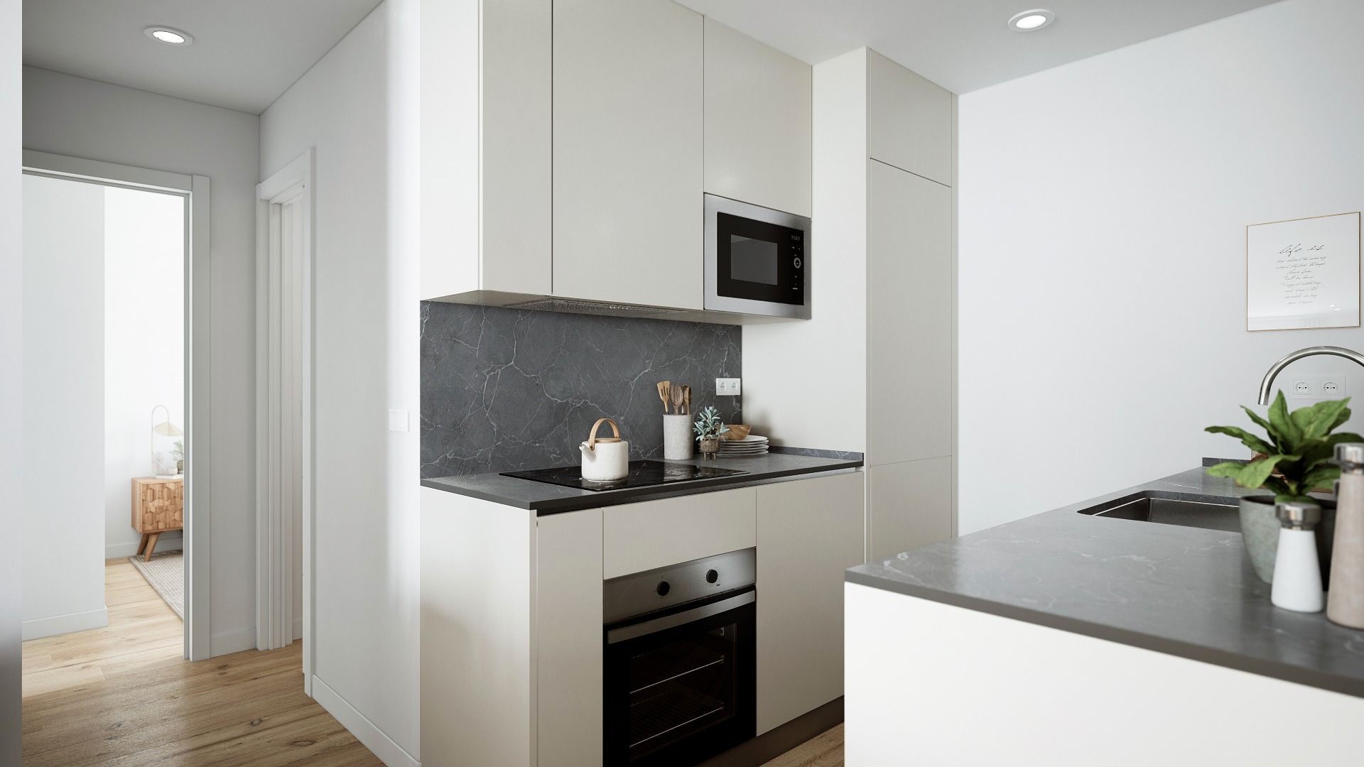 Kitchen of Flat for sale in  Madrid Capital