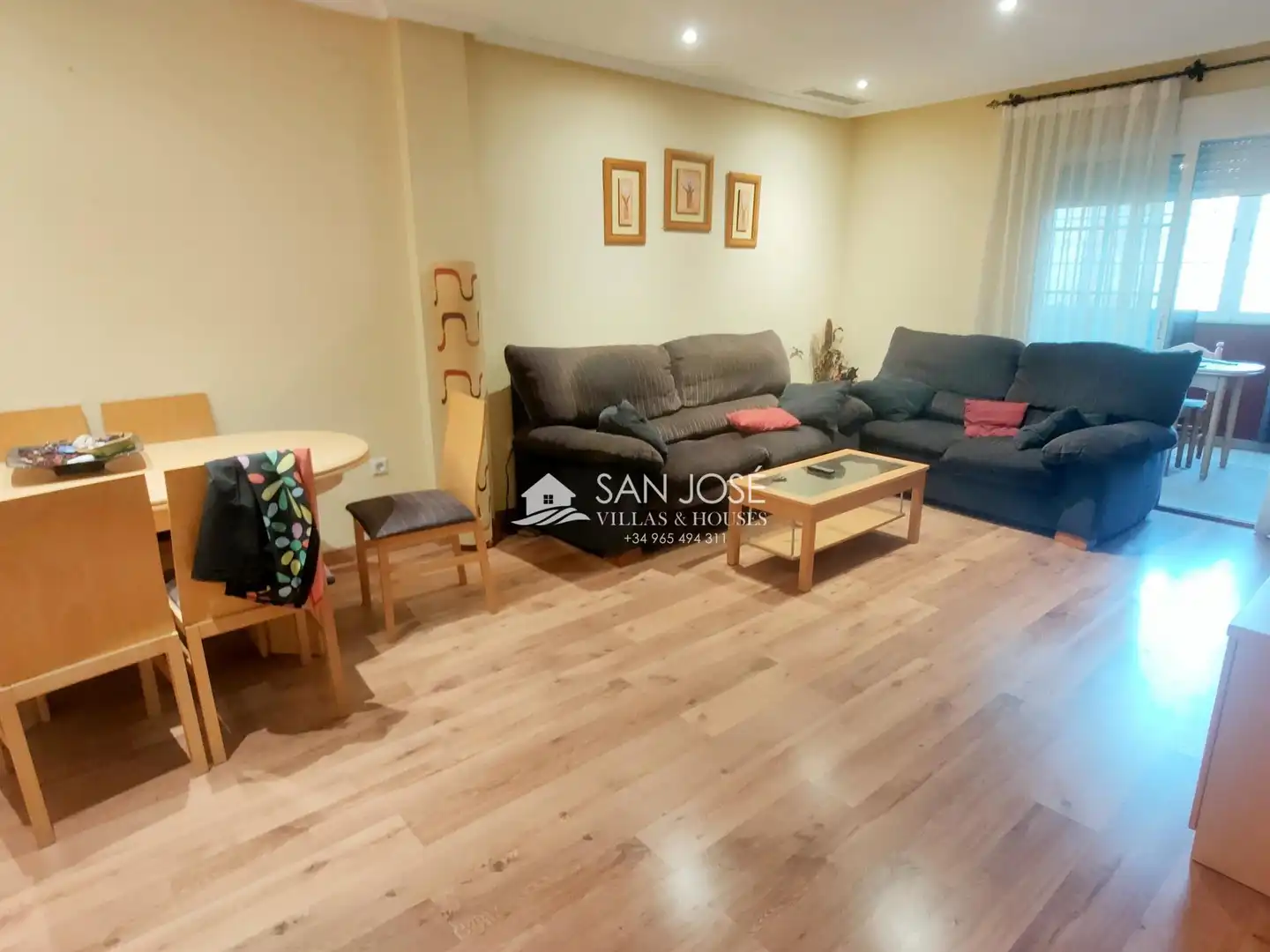 Living room of Flat for sale in Aspe  with Air Conditioner, Heating and Terrace