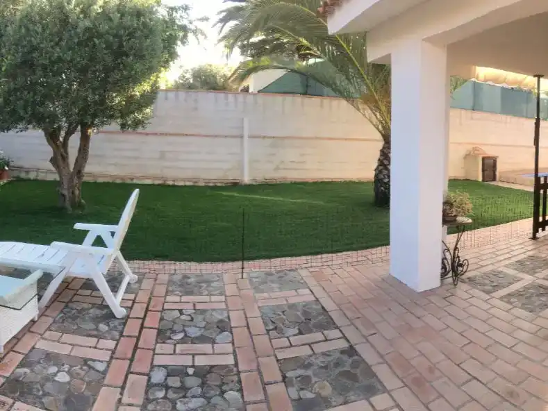 Garten von Wohnung zum Verkauf in Cobisa mit Klimaanlage, Privatgarten und Parkett