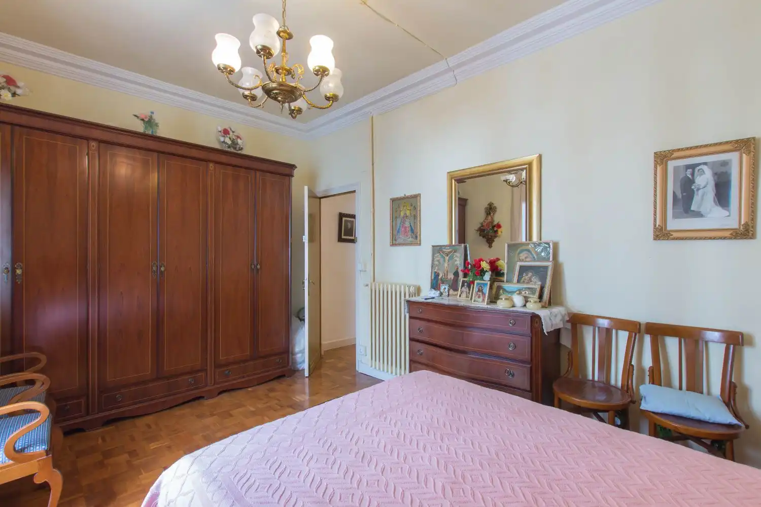 Bedroom of Flat for sale in  Pamplona / Iruña  with Heating and Balcony