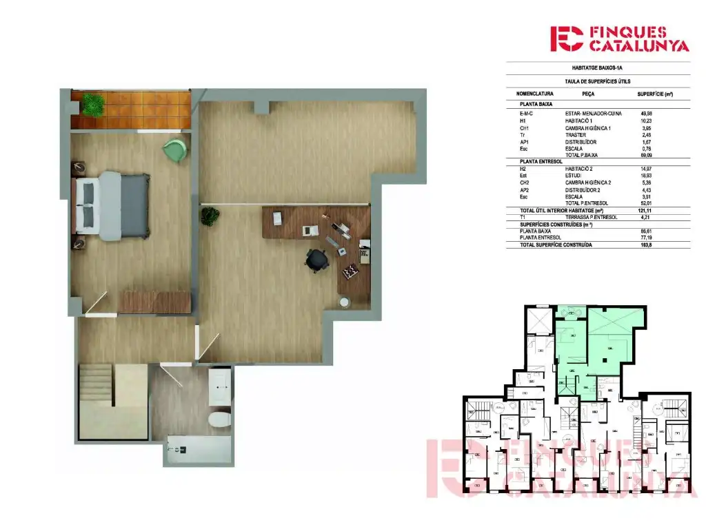 Habitación de Planta baja en venta en Girona con Terraza y Balcón