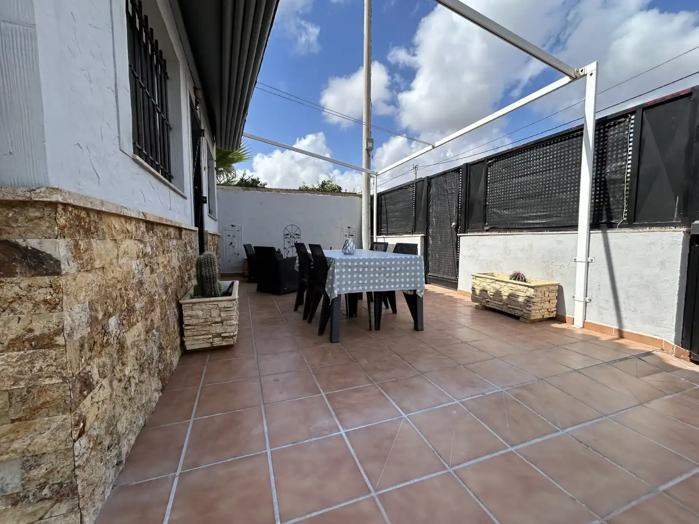 Terrassa de Casa o xalet en venda en Cartagena amb Aire condicionat, Jardí privat i Terrassa
