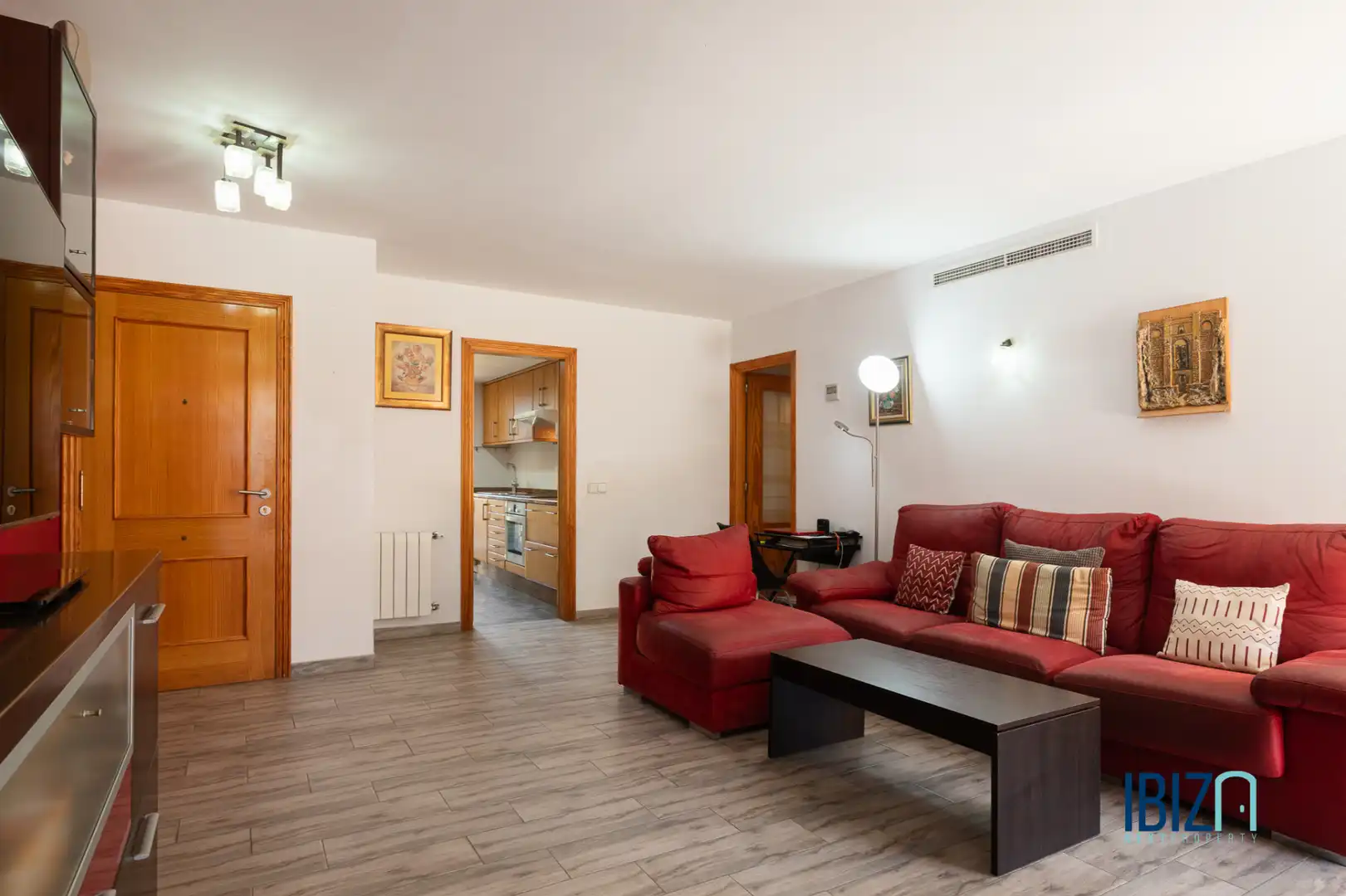 Wohnzimmer von Wohnung zum Verkauf in Eivissa mit Klimaanlage, Heizung und Terrasse
