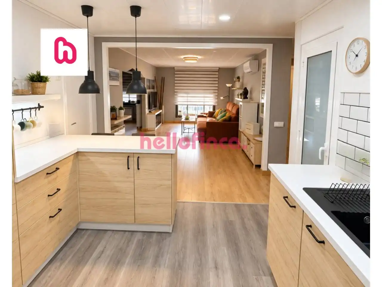 Kitchen of Flat for sale in Terrassa  with Air Conditioner, Heating and Parquet flooring