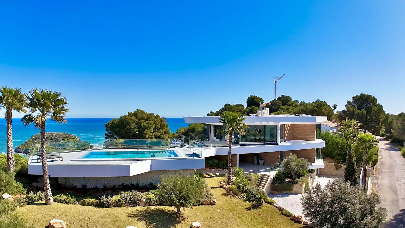 Vista exterior de Casa o chalet en venta en Jávea / Xàbia con Aire acondicionado, Calefacción y Jardín privado