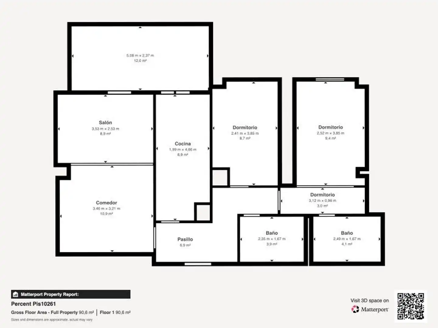 Piso en venta en Mislata con Aire acondicionado, Jardín privado y Terraza