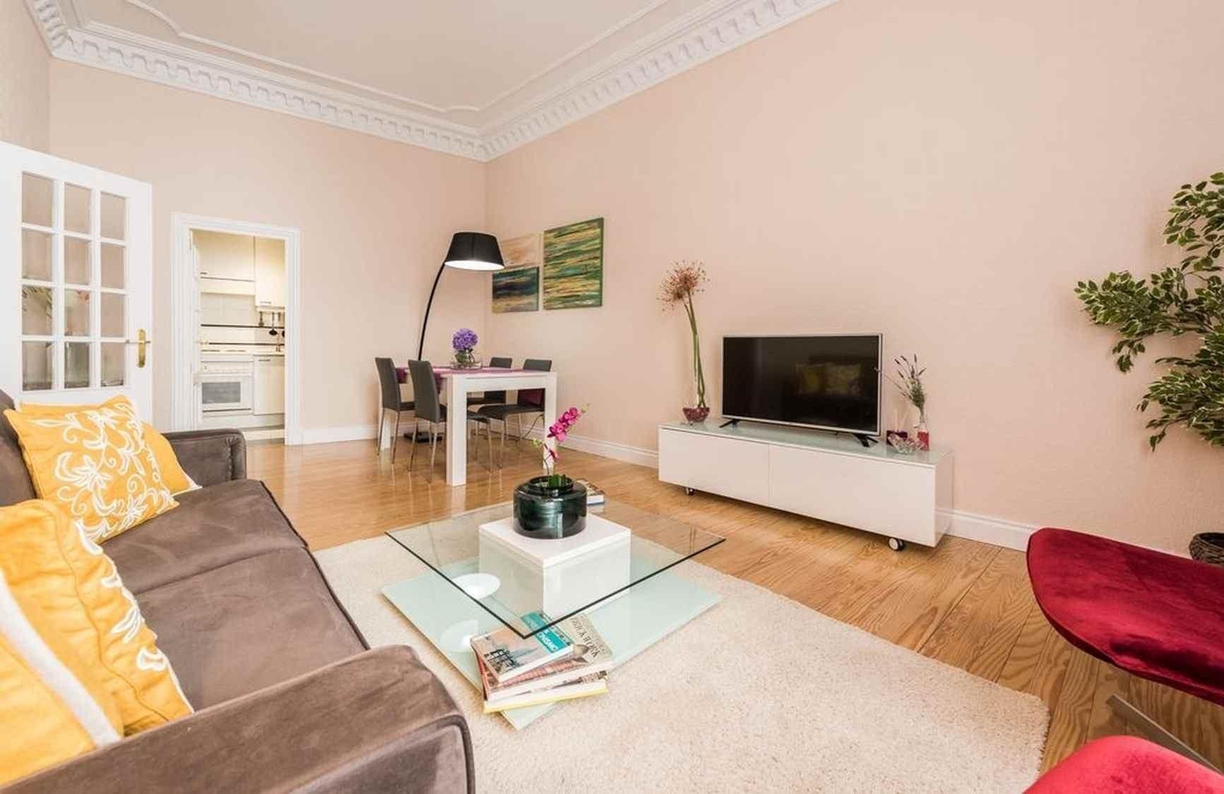 Sala d'estar de Apartament de lloguer en Arganda del Rey amb Aire condicionat i Balcó