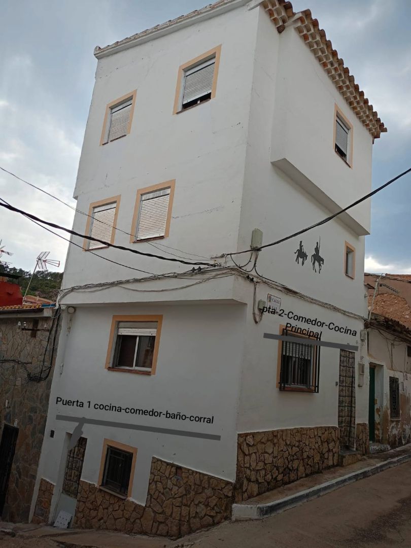 Vista exterior de Casa o xalet en venda en Villar del Humo amb Moblat