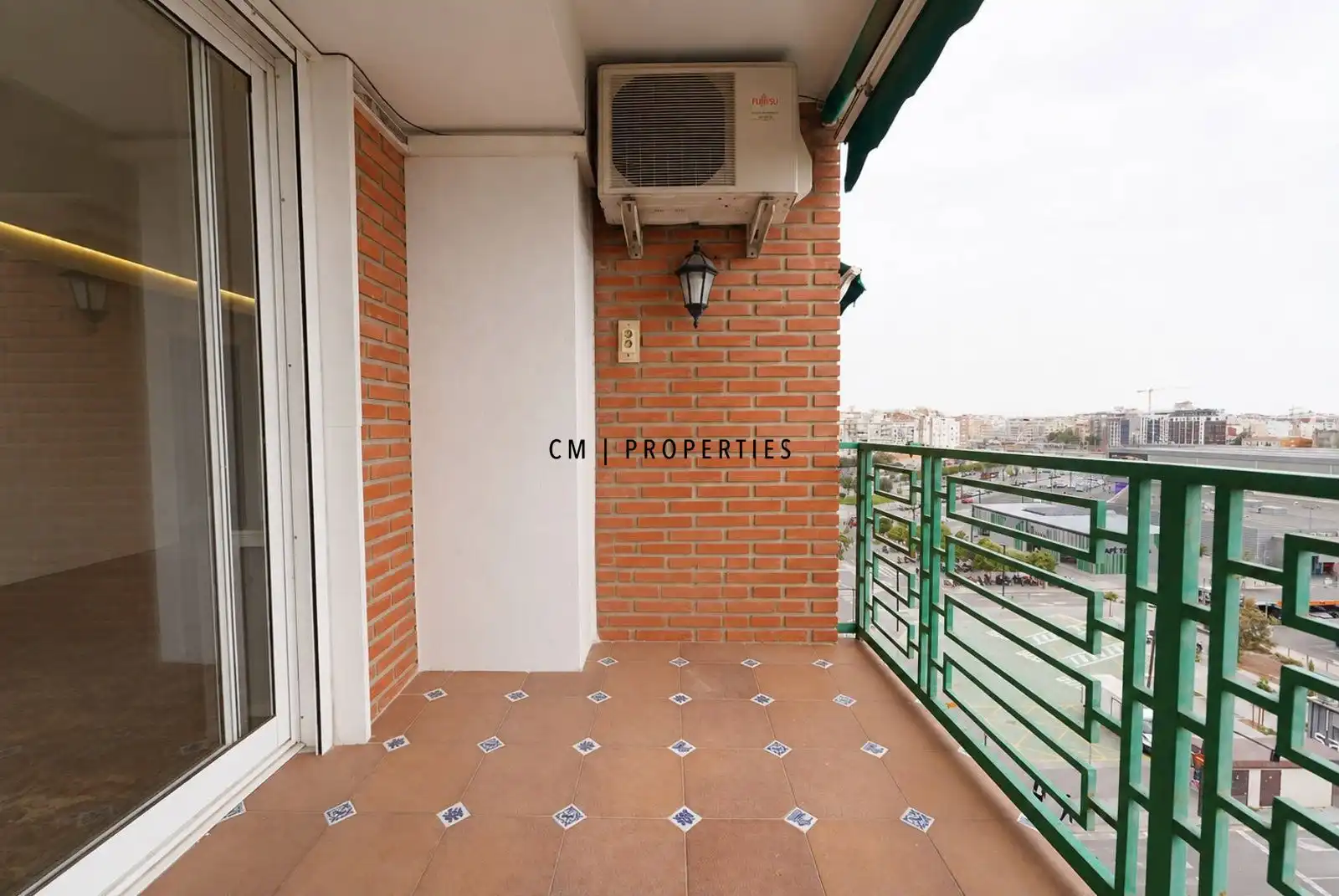 Balcony of Flat for rent in Valencia  with Air Conditioner, Heating and Terrace