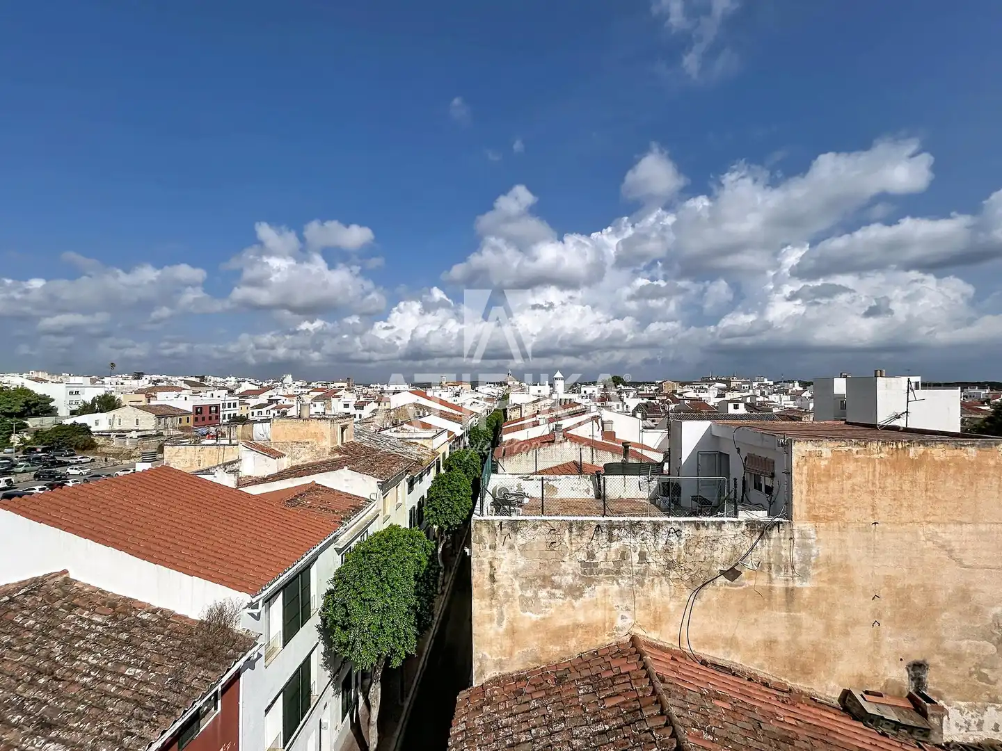 Exterior view of Flat for sale in Maó - Mahón  with Air Conditioner, Terrace and Furnished