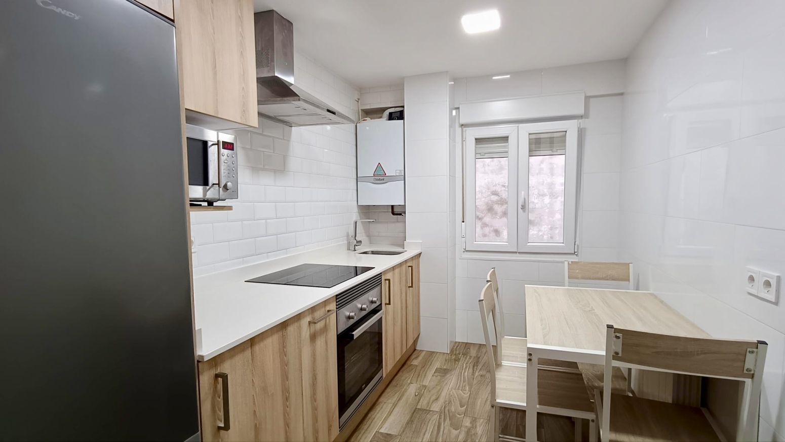 Kitchen of Flat to rent in El Astillero    with Heating, Private garden and Furnished