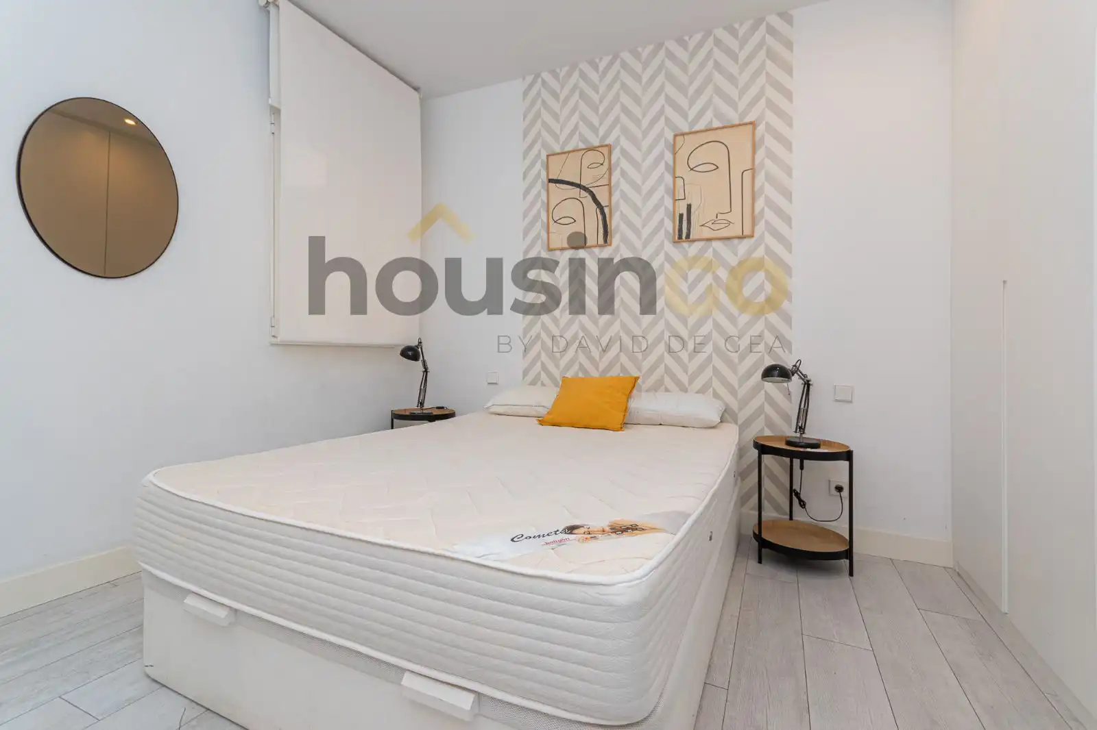 Bedroom of Flat for rent in Madrid  with Air Conditioner, Heating and Furnished