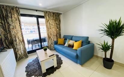 Sala d'estar de Pis en venda en Alboraya amb Aire condicionat, Terrassa i Piscina comunitària