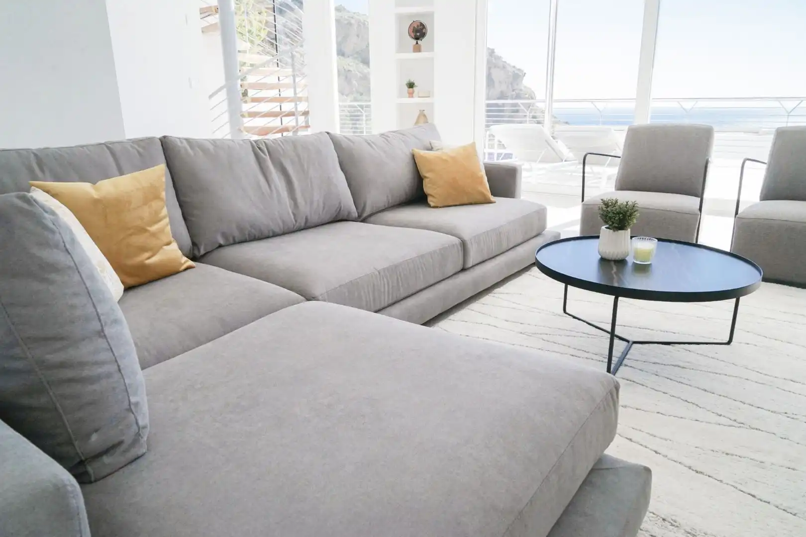 Sala de estar de Casa o chalet en venta en Altea con Aire acondicionado y Piscina