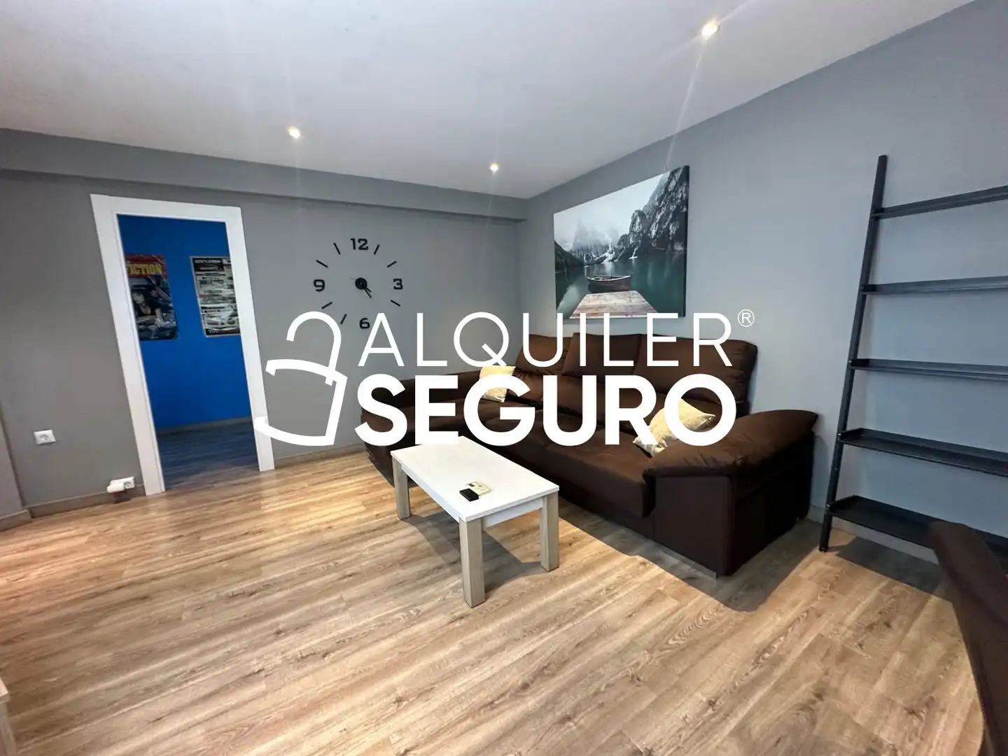 Sala d'estar de Pis de lloguer en Mislata amb Aire condicionat, Calefacció i Moblat