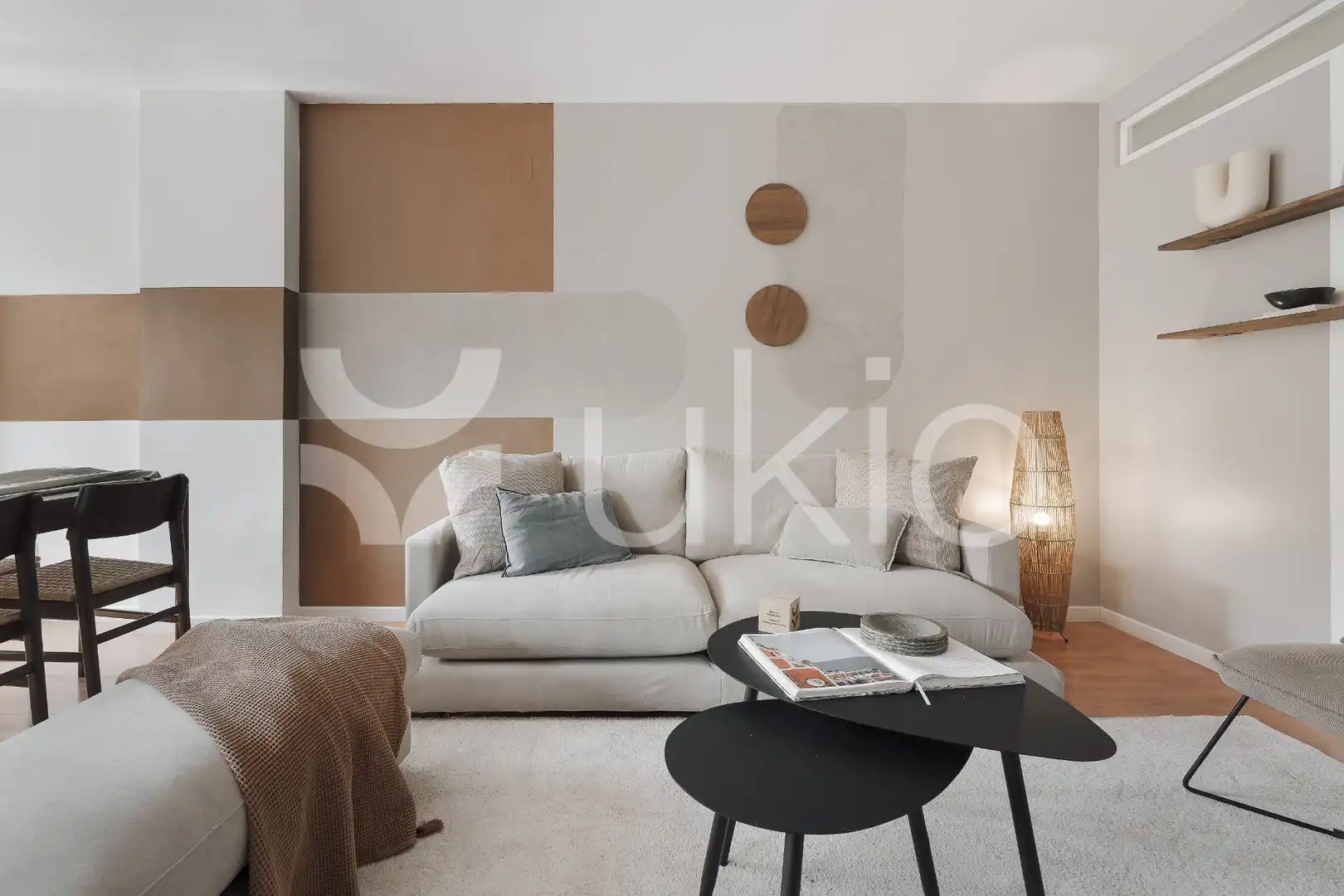 Sala d'estar de Apartament de lloguer en Madrid amb Aire condicionat, Calefacció i Terrassa