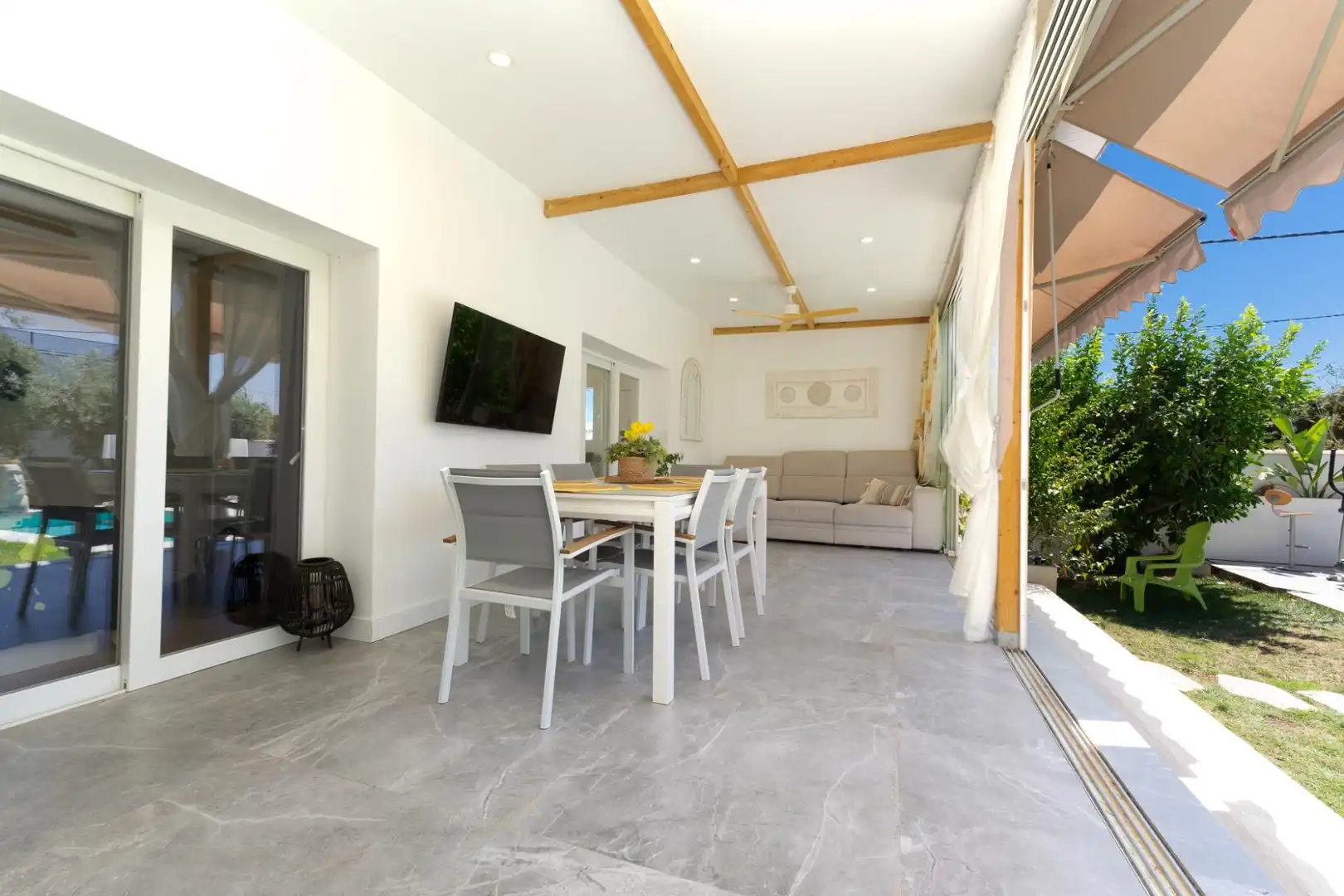 Terraza de Casa o chalet en venta en Málaga con Aire acondicionado, Jardín privado y Terraza