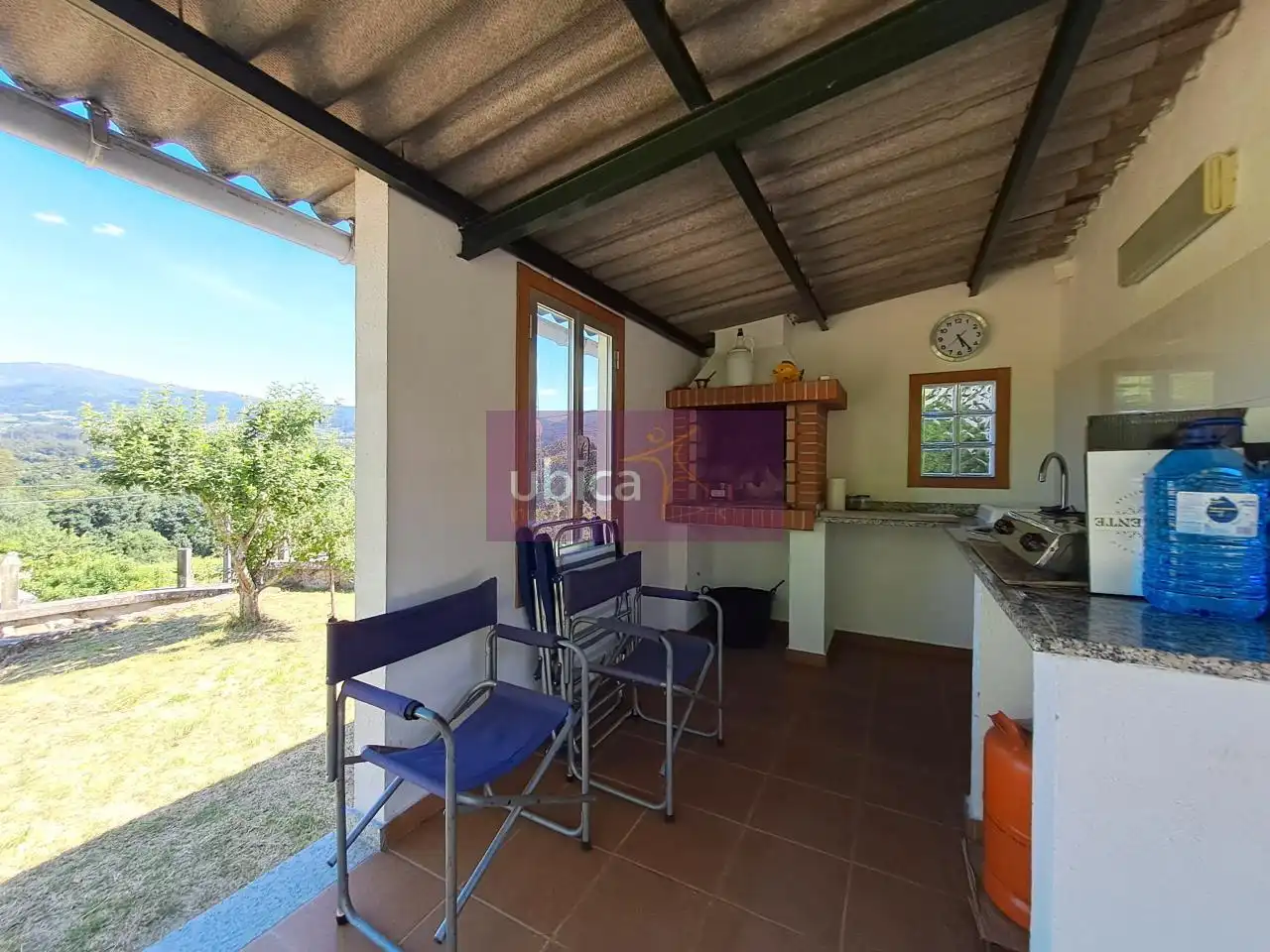Cocina de Casa o chalet en venta en Arbo con Calefacción, Jardín privado y Terraza
