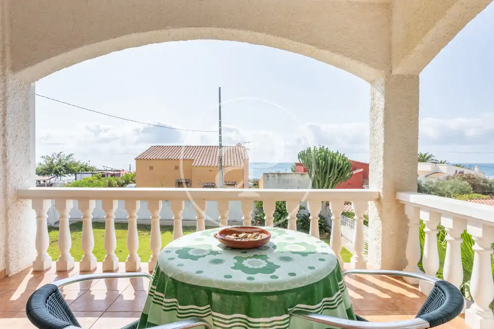 Terrassa de Casa adosada en venda en Alcalà de Xivert amb Calefacció, Jardí privat i Terrassa