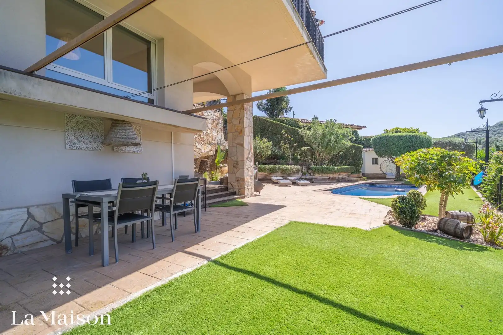 Terraza de Casa o chalet en venta en Alella con Aire acondicionado, Calefacción y Jardín privado