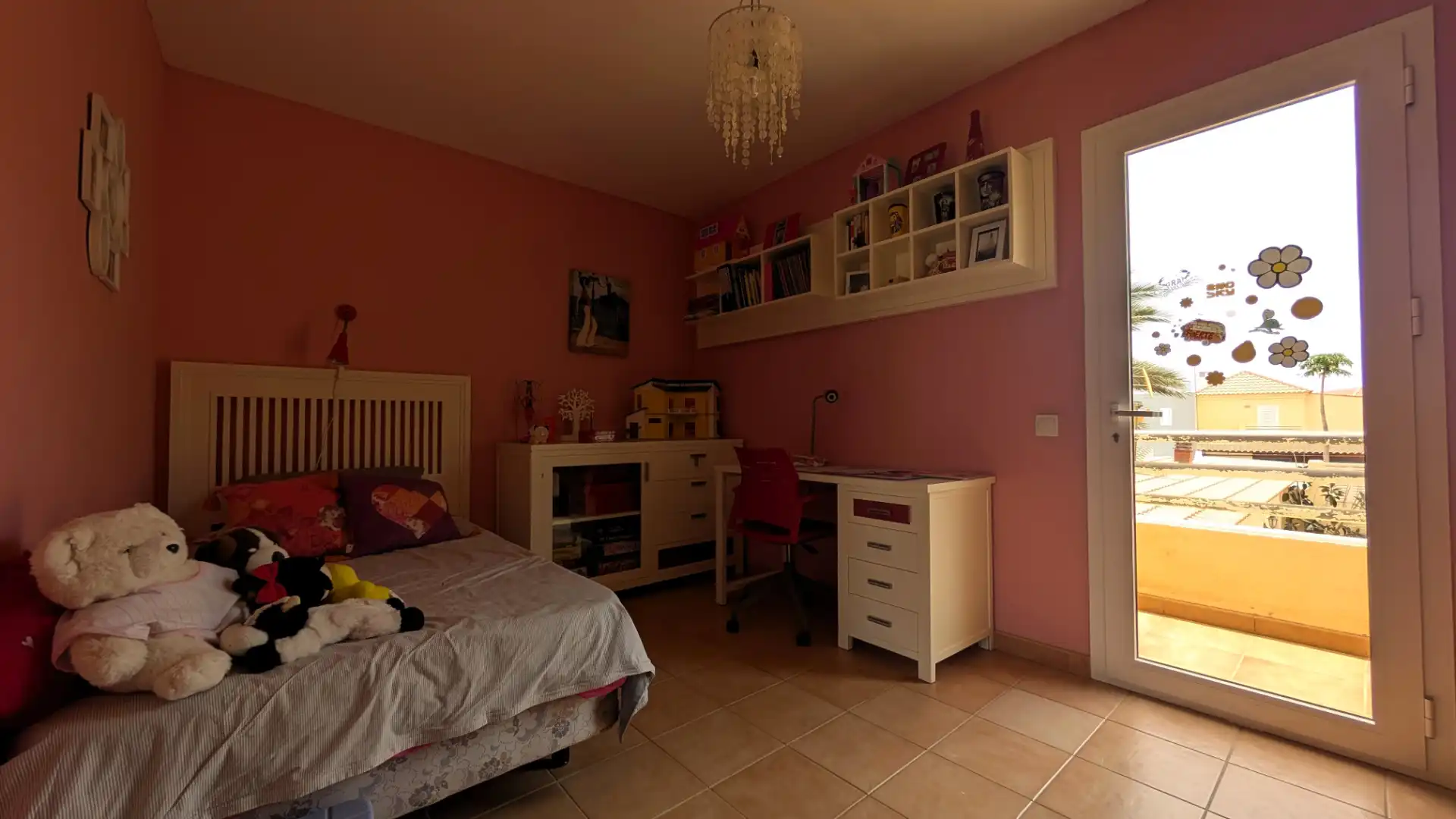 Dormitori de Casa adosada en venda en Tuineje amb Aire condicionat, Jardí privat i Terrassa