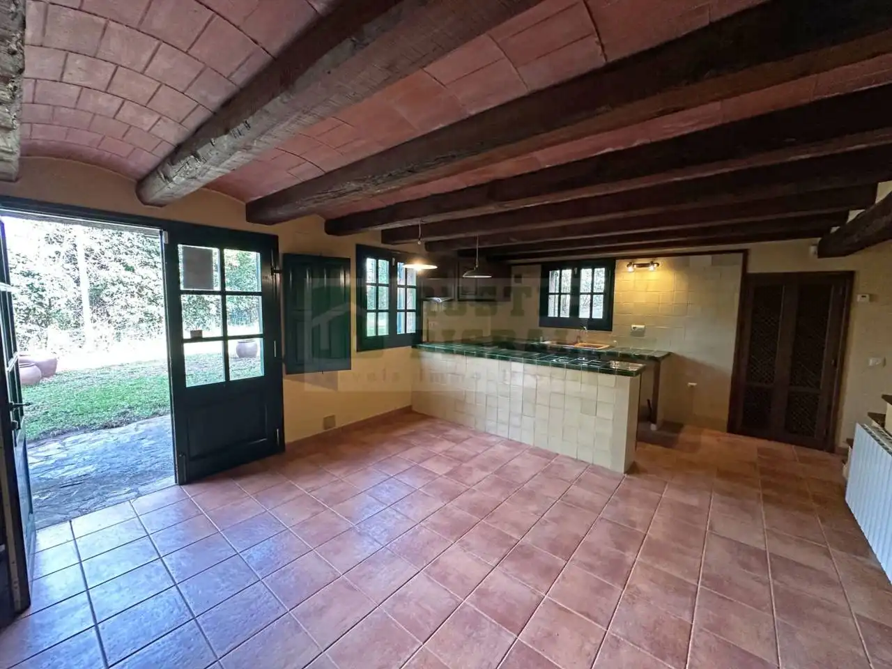 Cocina de Finca rústica en venta en Sant Joan de Mollet con Calefacción, Jardín privado y Terraza