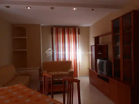 Living room of Flat for rent in Cáceres  with Heating, Terrace and Storage room